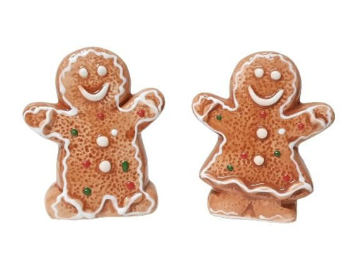 Picture of GINGERBREAD COUPLE SALT AND PEPPER